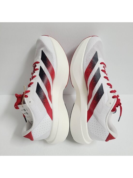 NEW Adidas Adizero Evo SL NC State Running Shoes JQ4571 Size 12 White #1 main image 8